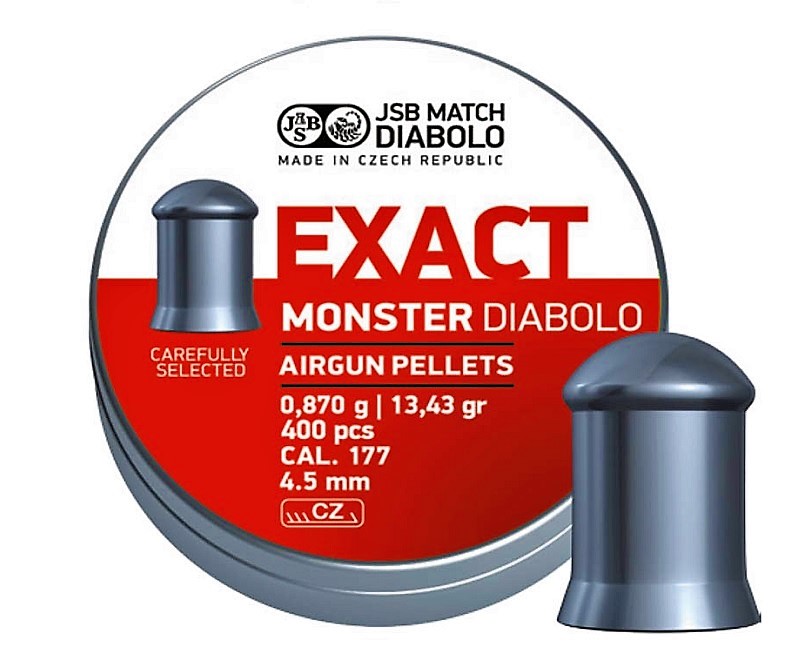 JSB Exact Monster 4.50mm Luchtdruk Kogeltjes blikje 400
